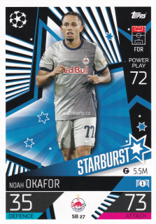 2022-23 Topps Match Attax UCL - Noah Okafor - Starburst