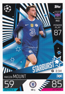 2022-23 Topps Match Attax UCL - Mason Mount - Starburst