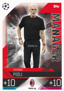 2022-23 Topps Match Attax UCL - Stefano Pioli - Manager