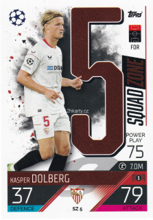 2022-23 Topps Match Attax UCL - Kasper Dolberg - Squad Zone