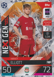 2022-23 Topps Match Attax UCL - Harvey Elliott - Next Gen
