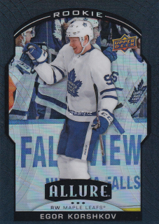 2020-21 UD Allure - Egor Korshkov - Black Rainbow