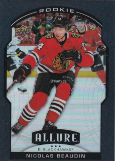 2020-21 UD Allure - Nicolas Beaudin - Black Rainbow