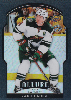 2020-21 UD Allure - Zach Parise - Black Rainbow