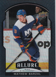 2020-21 UD Allure - Mathew Barzal - Black Rainbow