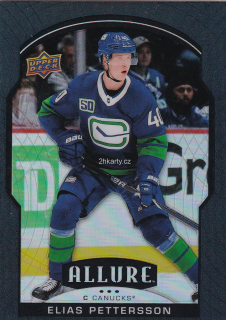 2020-21 UD Allure - Elias Pettersson - Black Rainbow