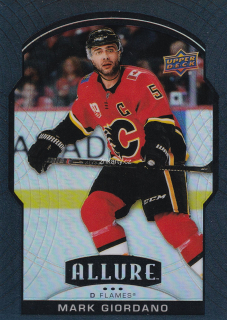 2020-21 UD Allure - Mark Giordano - Black Rainbow