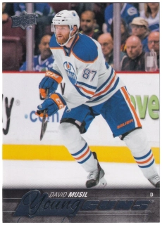 2015-16 UD Series 2 - David Musil - Young Guns #485