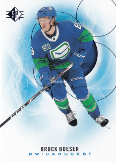 2020-21 UD SP Hockey - Brock Boeser - Blue