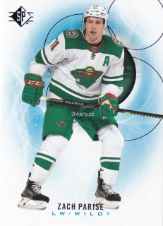2020-21 UD SP Hockey - Zach Parise - Blue