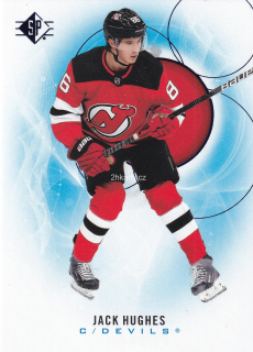 2020-21 UD SP Hockey - Jack Hughes - Blue