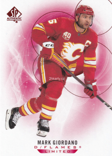 2020-21 UD SP Authentic - Mark Giordano - Limited Red