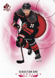2020-21 UD SP Authentic - Sebastian Aho - Limited Red
