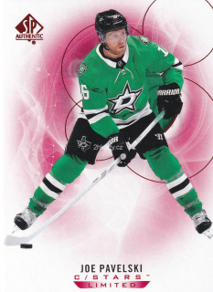2020-21 UD SP Authentic - Joe Pavelski - Limited Red