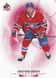 2020-21 UD SP Authentic - Jonathan Drouin - Limited Red