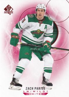 2020-21 UD SP Authentic - Zach Parise - Limited Red