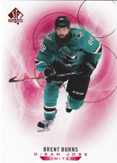 2020-21 UD SP Authentic - Brent Burns - Limited Red