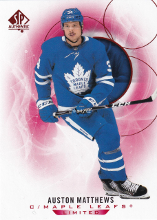 2020-21 UD SP Authentic - Auston Matthews - Limited Red
