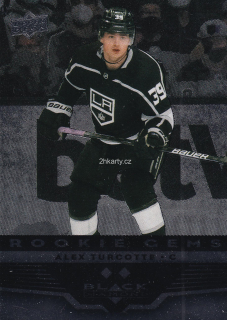 2021-22 UD Extended Series - Alex Turcotte - Black Diamond Rookie Gems Retro