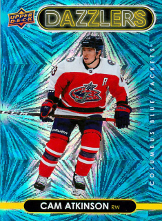 2021-22 UD Series 1 - Cam Atkinson - Dazzlers Blue #DZ-15
