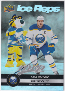 2023-24 UD MVP - Kyle Okposo, Sabretooth - Ice Reps