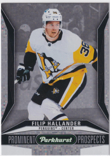2022-23 UD Parkhurst - Filip Hallander - Prominent Prospects