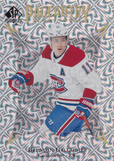 2021-22 UD SP Authentic - Brendan Gallagher - Pageantry