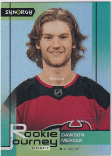 2021-22 UD Synergy - Dawson Mercer - Rookie Journey Draft /999