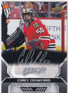2020-21 UD MVP - Corey Crawford - Silver Script