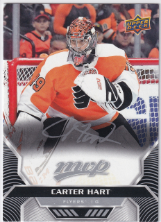 2020-21 UD MVP - Carter Hart - Silver Script
