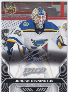 2020-21 UD MVP - Jordan Binnington - Silver Script
