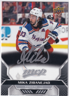 2020-21 UD MVP - Mika Zibanejad - Silver Script