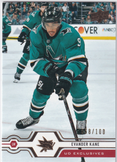 2019-20 UD Series 1 - Evander Kane - UD Exclusives /100