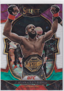 2023 Panini Select UFC - Aljamain Sterling - Concourse Tri-Color Prism