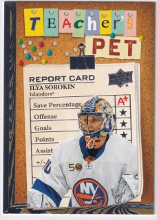 2023-24 UD Series 1 - Ilya Sorokin - Teacher's Pet