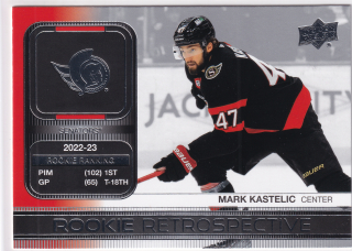 2023-24 UD Series 1 - Mark Kastelic - Rookie Retrospective