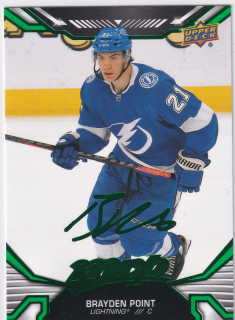 2022-23 UD MVP - Brayden Point - Green Script