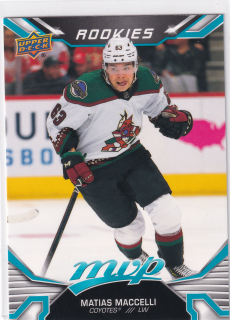 2022-23 UD MVP - Matias Maccelli - Rookies