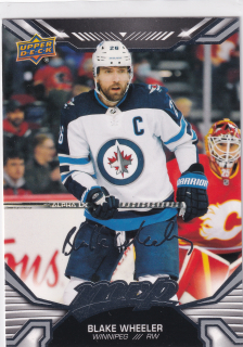 2022-23 UD MVP - Blake Wheeler - Silver Script