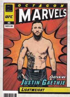 2022 Panini Donruss UFC - Justin Gaethje - Octagon Marvels