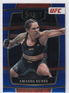 2022 Panini Select UFC - Amanda Nunes - Concourse Blue