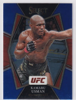 2022 Panini Select UFC - Kamaru Usman - Premier Level Blue