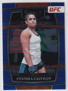 2022 Panini Select UFC - Cynthia Calvillo - Concourse Blue