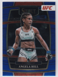 2022 Panini Select UFC - Angela Hill - Concourse Blue