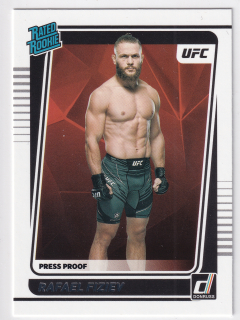2022 Panini Donruss UFC -Rafael Fiziev - Rated Rookie - Press Proof Silver
