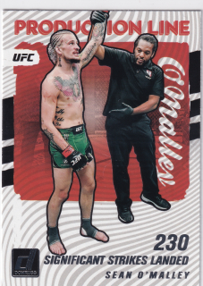 2022 Panini Donruss UFC - Sean O'Malley - Production Line