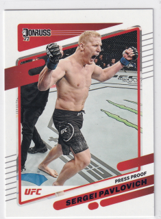 2022 Panini Donruss UFC - Sergei Pavlovich - Press Proof Purple