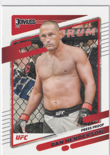 2022 Panini Donruss UFC - Dan Henderson - Press Proof Silver