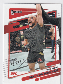 2022 Panini Donruss UFC - Marlon Moraes - Press Proof Silver