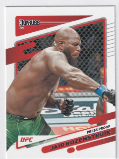 2022 Panini Donruss UFC - Jair Rozenstruik - Press Proof Silver